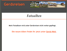 Tablet Screenshot of gerdsreisen.de